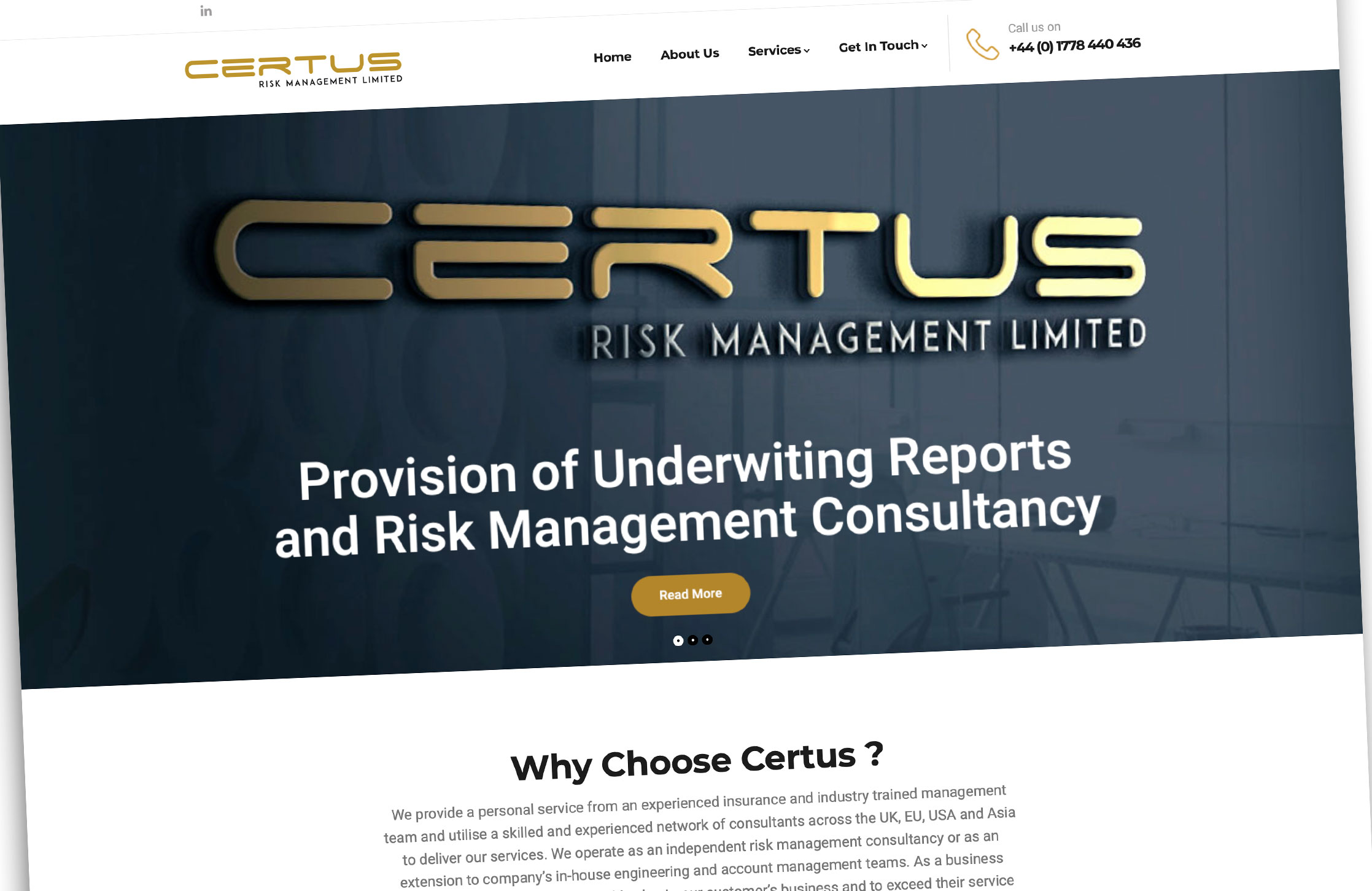 Certus Risk Management - Bringing Certainty to Risk Management